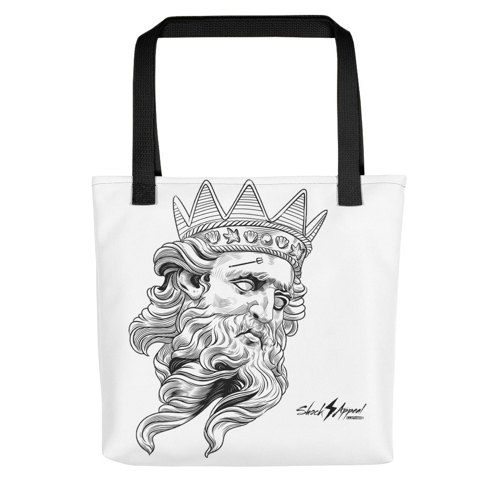 Poseidon White Tote bag - Shock Appeal