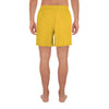 Shock Appeal Logo (Yellow) Men's Athletic Long Shorts - Shock Appeal