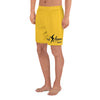 Shock Appeal Logo (Yellow) Men's Athletic Long Shorts - Shock Appeal