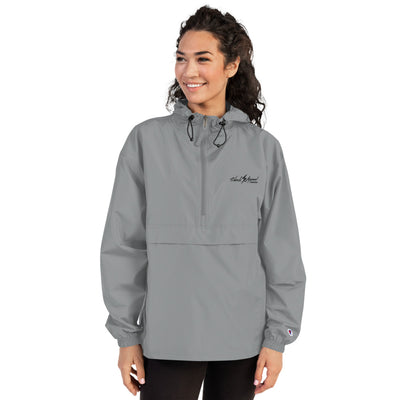 Shock Appeal (Black Logo) Embroidered Champion Packable Jacket - Shock Appeal