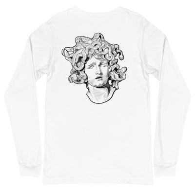 Medusa On Back Unisex Long Sleeve Tee - Shock Appeal