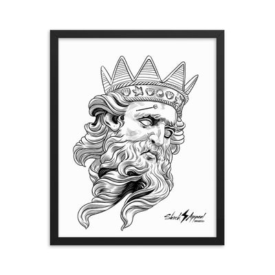 Poseidon Framed poster - Shock Appeal