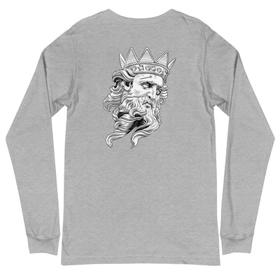 Poseidon On Back Unisex Long Sleeve Tee - Shock Appeal